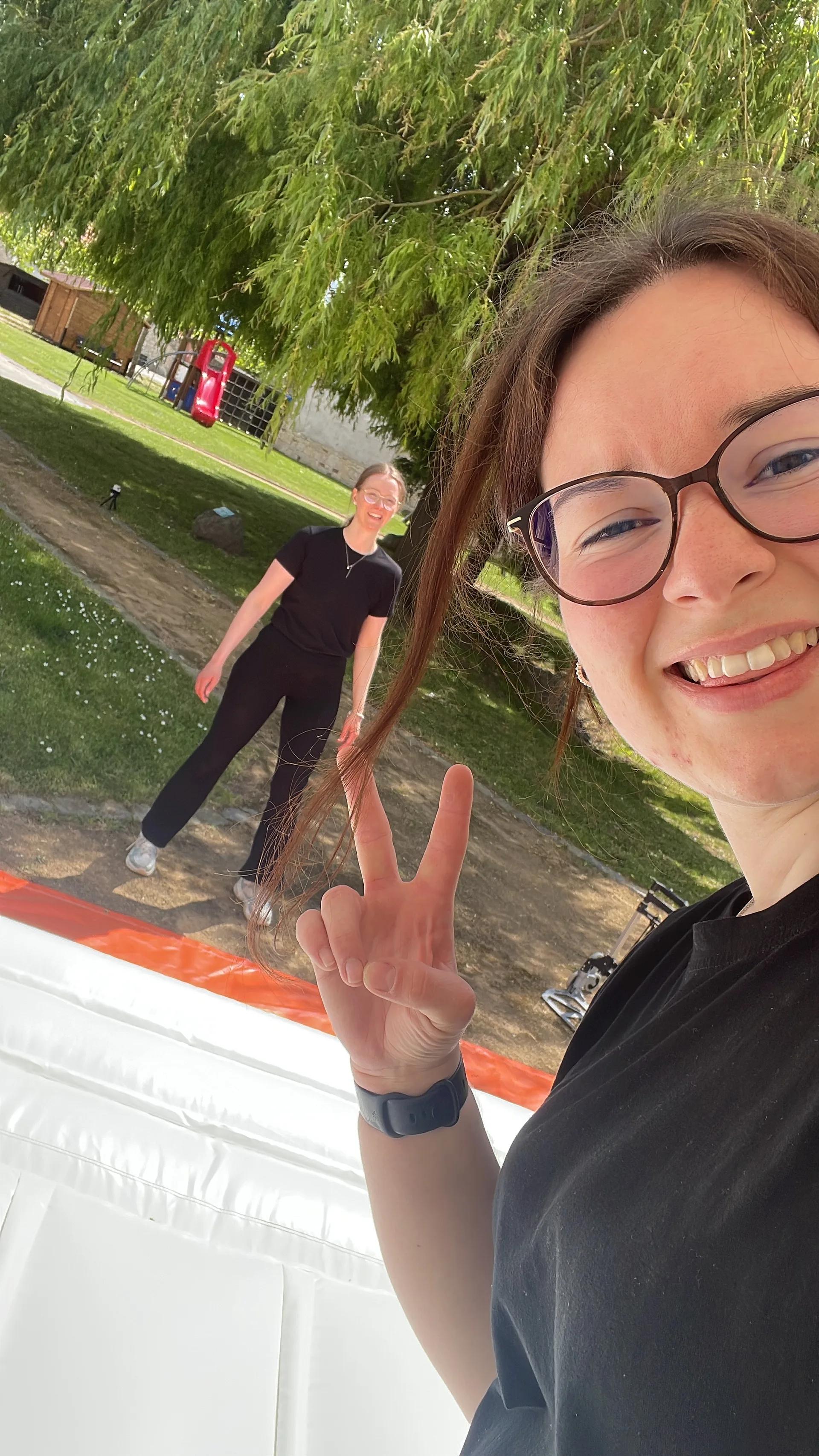 Vivi vom Team Erlebnisinsel bei einem Event